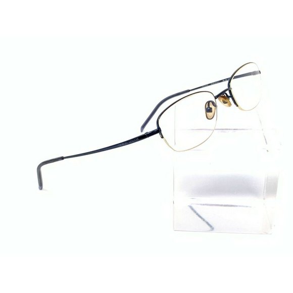 Giorgio Armani Titanium GA 173 VL1 Blue EYEGLASSES FRAMES Half Rimless 49 [] 19 - Picture 5 of 12
